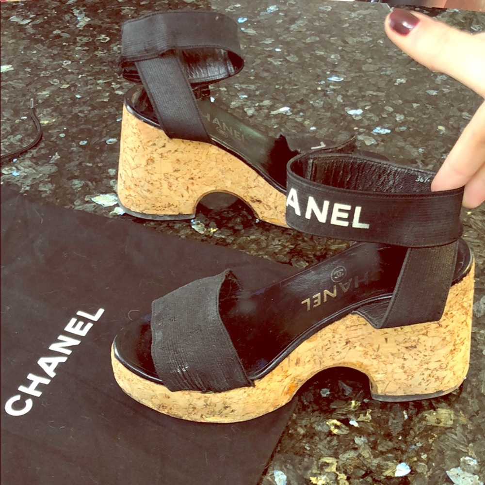 Authentic LIMITED ADDITION Chanel platforms!